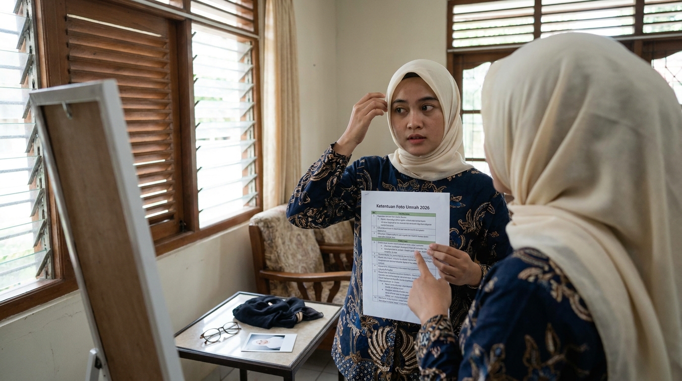 Supporting image that visualizes the requirements, checklist, or technical standards from "Ketentuan Penampilan dan Pakaian".