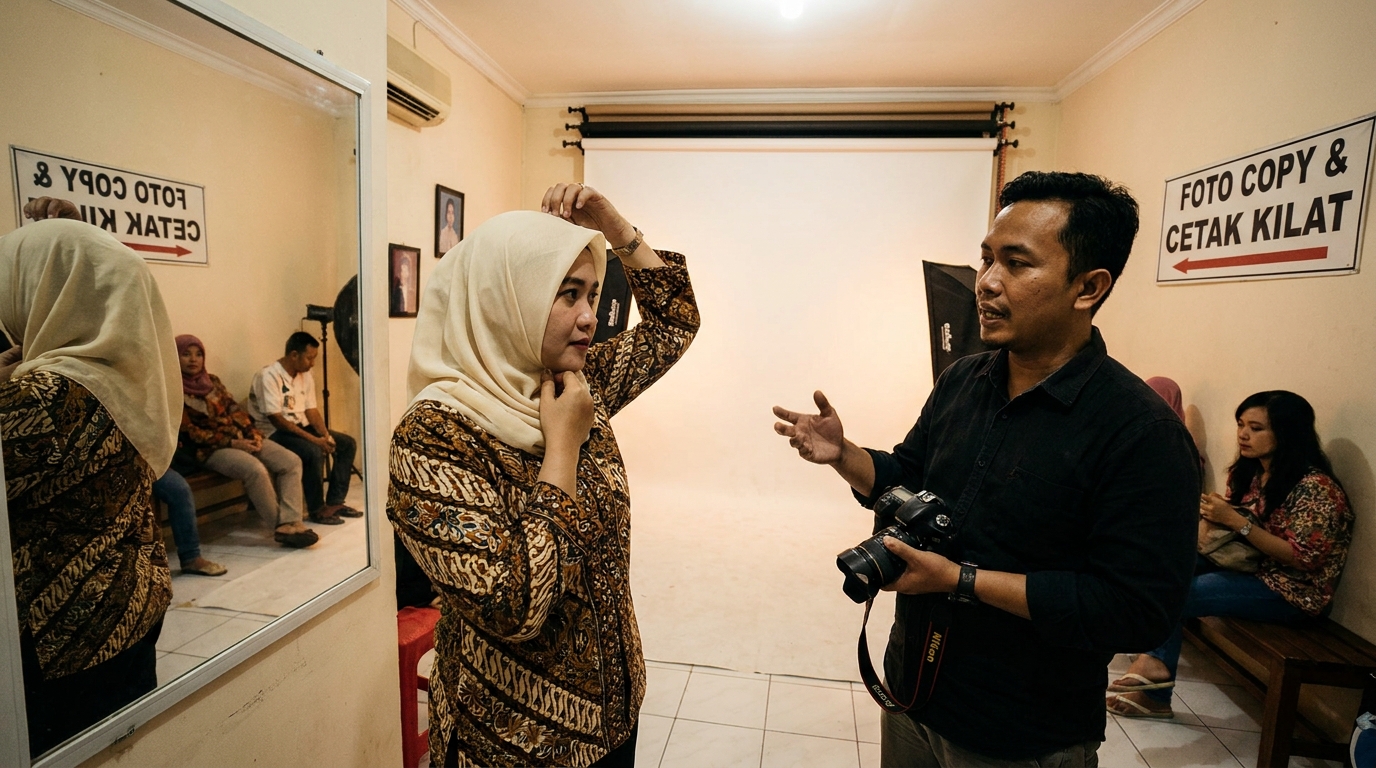 Aturan Hijab Pas Foto Resmi 2026: Panduan Estetika dan Kepatuhan Biometrik