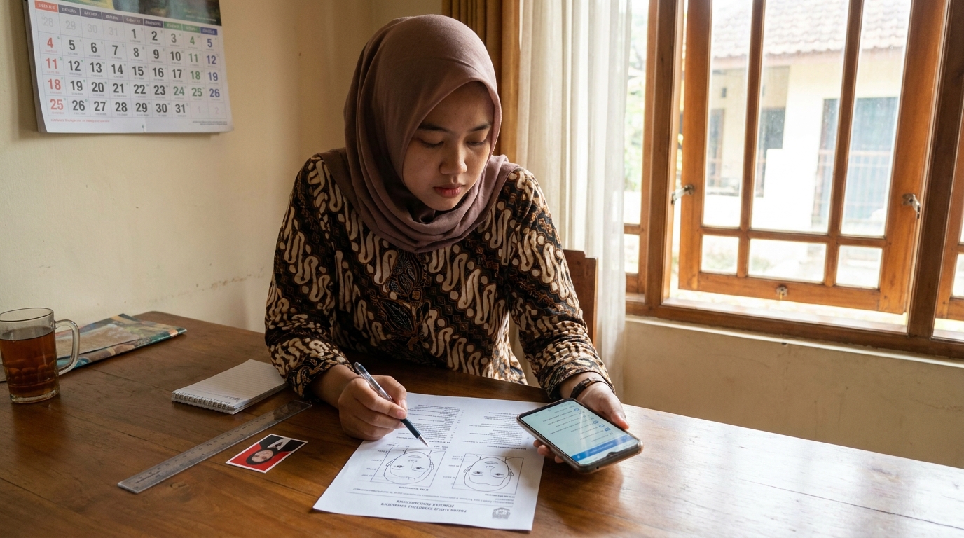 Supporting image that visualizes the requirements, checklist, or technical standards from "Akurasi Teknis dan Standar Biometrik".
