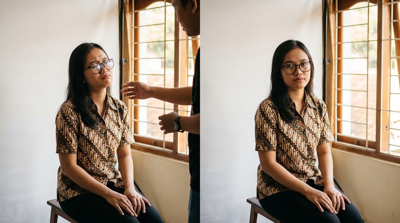 Supporting image showing a clear evaluation or comparison inspired by "Posisi Frame dan Kemiringan Kepala".
