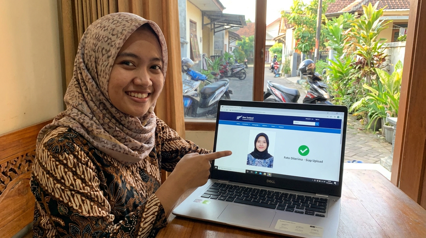 Supporting image showing the final accepted-looking result described in "Kesalahan Umum yang Menyebabkan Gagal Upload".