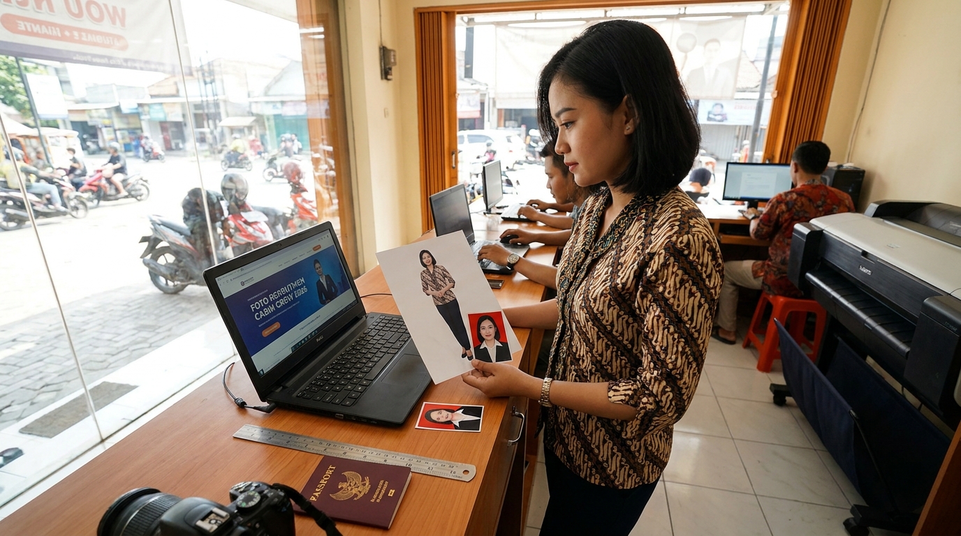Panduan Lengkap Foto Rekrutmen Cabin Crew 2026: Standar & Tips Lolos Seleksi