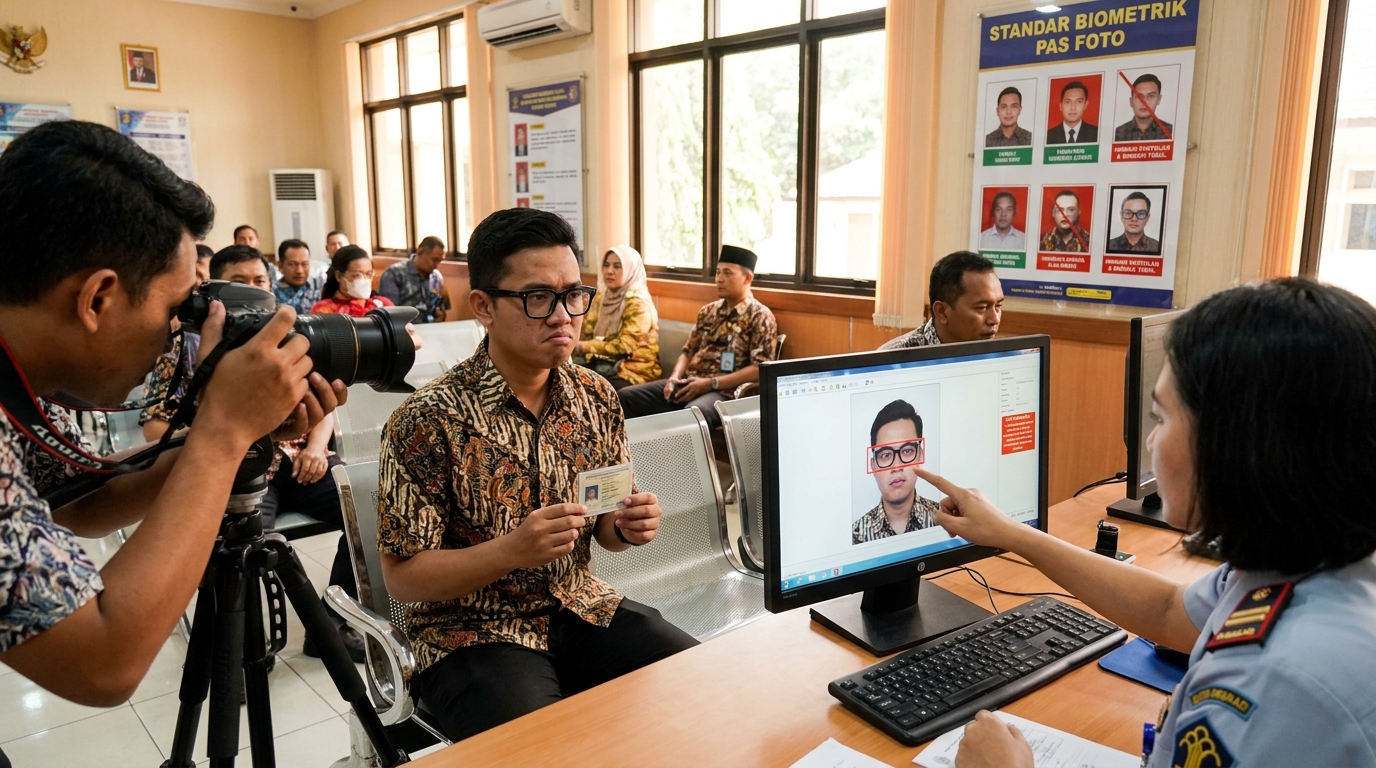 Navigasi Aturan Pas Foto Kacamata 2026: Antara Estetika dan Kepatuhan Biometrik