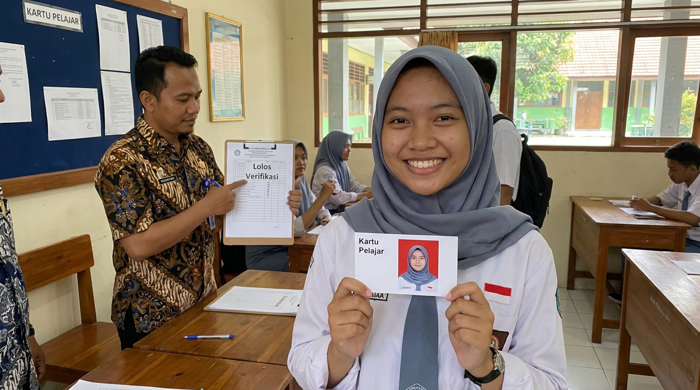 Supporting image showing the final accepted-looking result described in "Checklist Agar Foto Lolos Verifikasi".