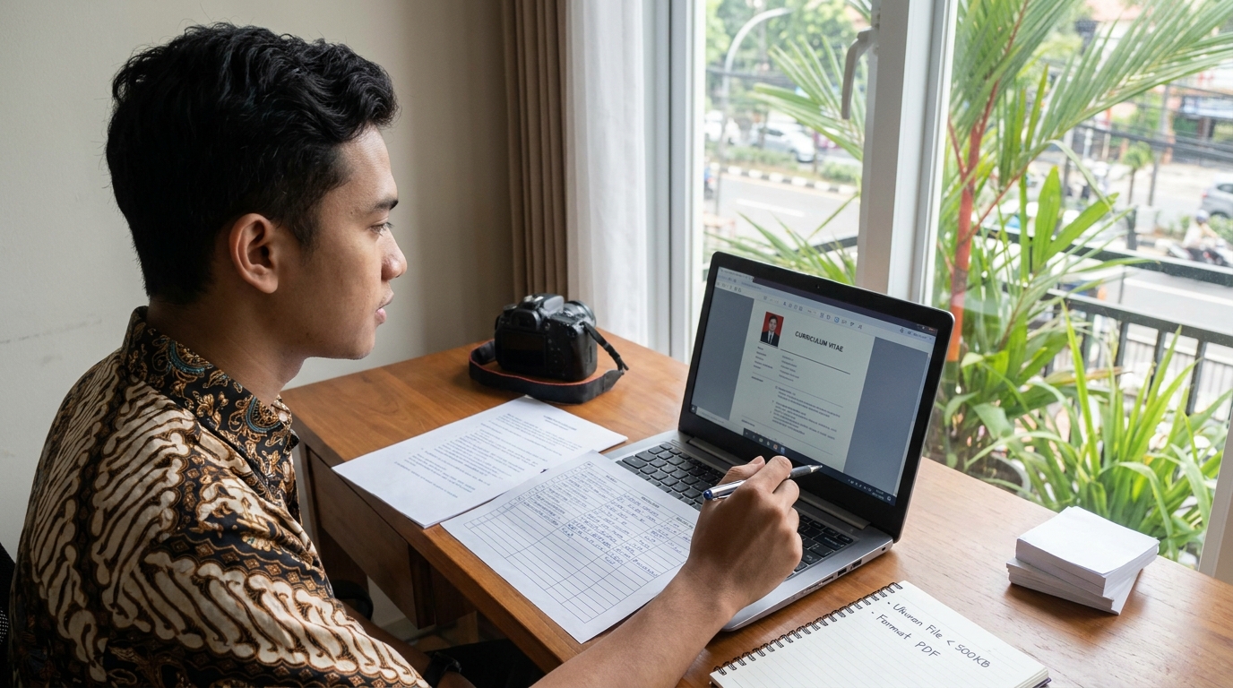Supporting image that visualizes the requirements, checklist, or technical standards from "Menjaga Kompatibilitas dengan Sistem ATS".