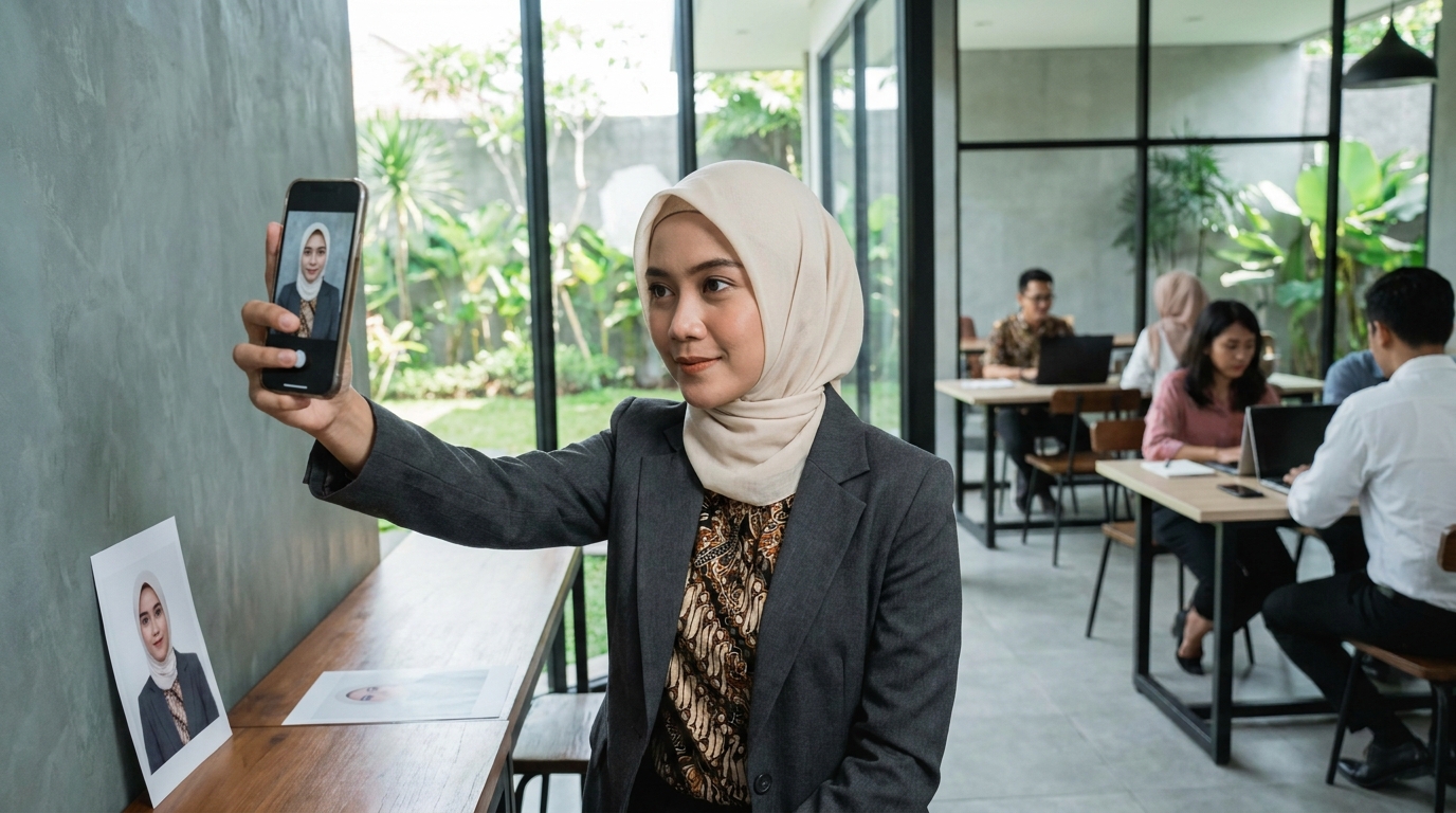 Supporting image showing a clear evaluation or comparison inspired by "Abu-abu: Standar Baru untuk Kredibilitas Modern".