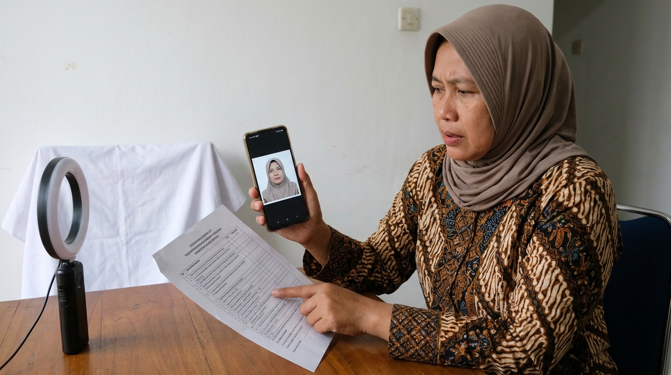 Supporting image that visualizes the requirements, checklist, or technical standards from "Jawaban Cepat: Syarat Foto SatuSehat Internasional".