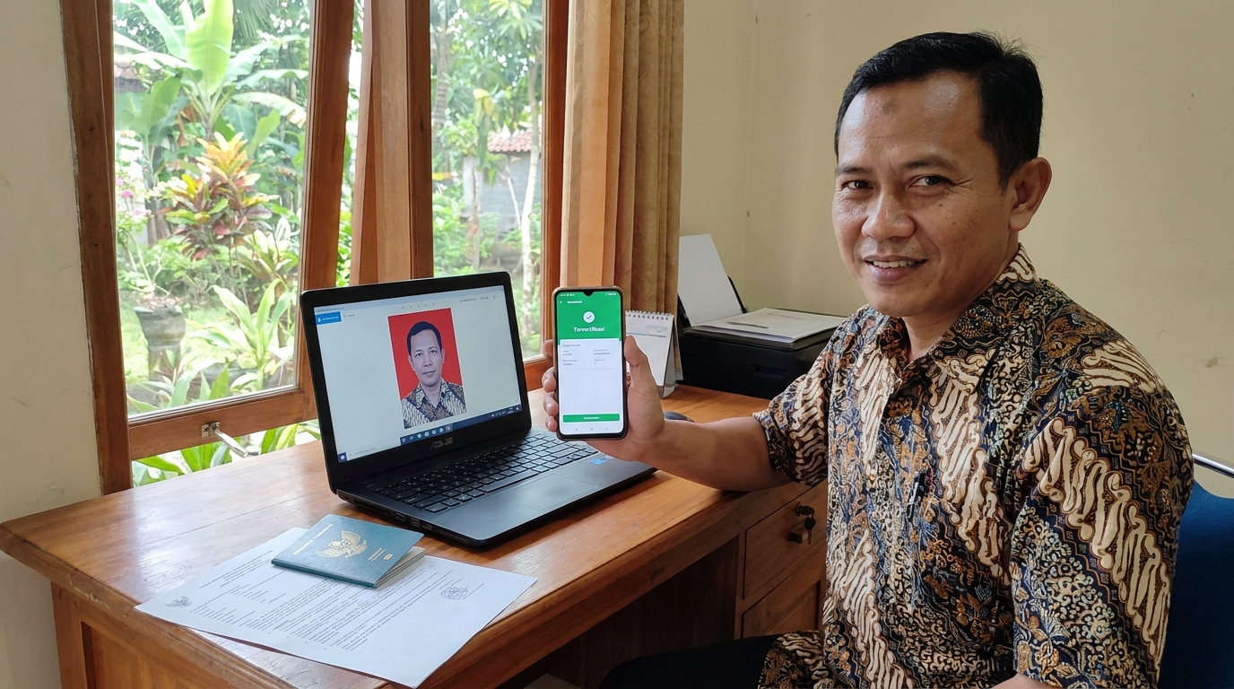 Supporting image showing the final accepted-looking result described in "Hindari Kesalahan Ini Agar Verifikasi Lancar".