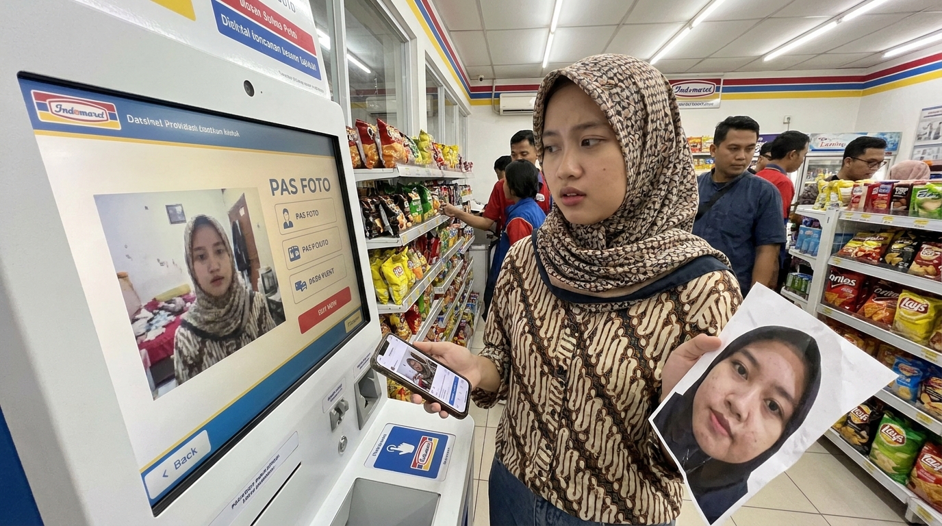 Cara Cetak Pas Foto di Indomaret & Alfamart Terbaru 2026