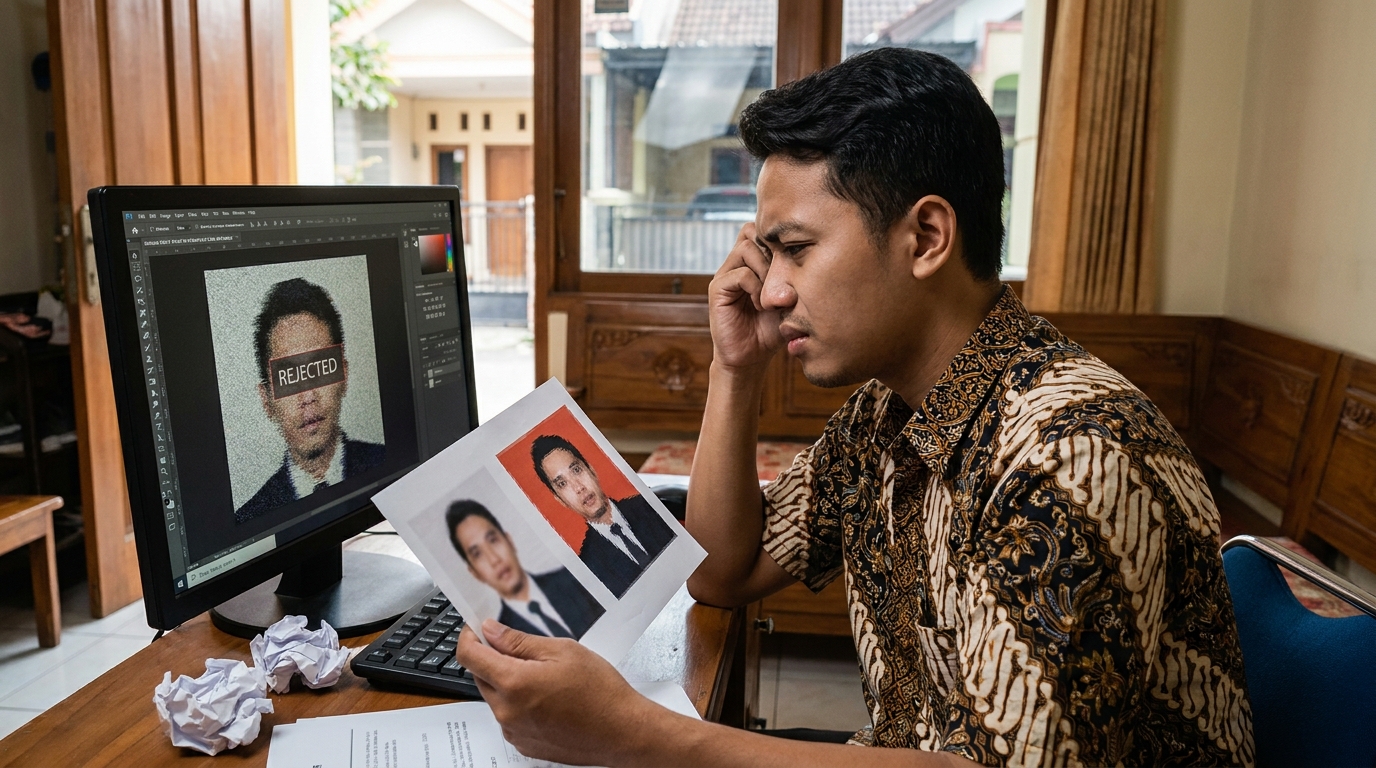 Cara Memperbaiki Pas Foto Buram untuk Dokumen Resmi 2026