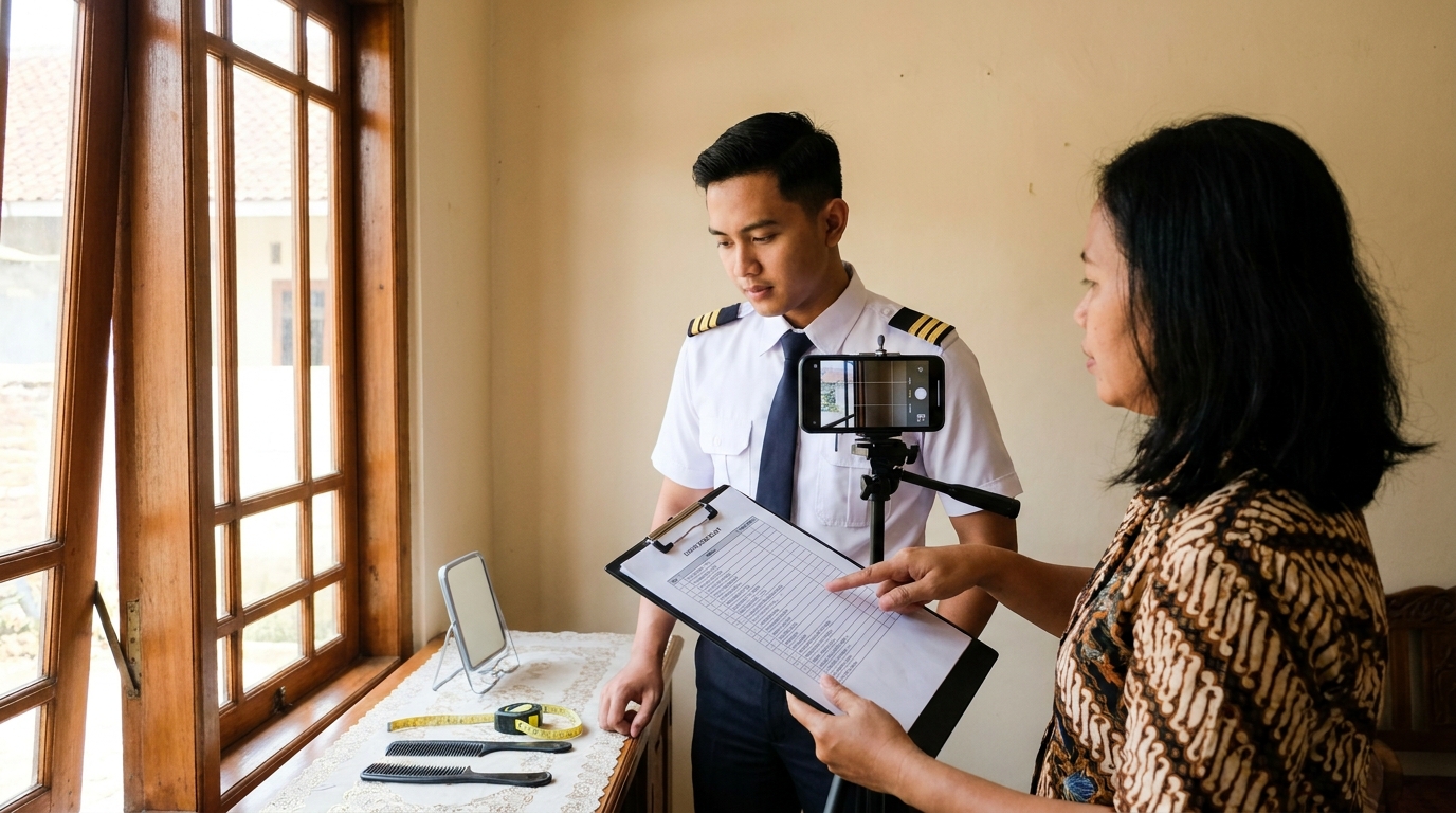 Supporting image that visualizes the requirements, checklist, or technical standards from "Langkah Mendapatkan Foto Profesional Secara Mandiri".