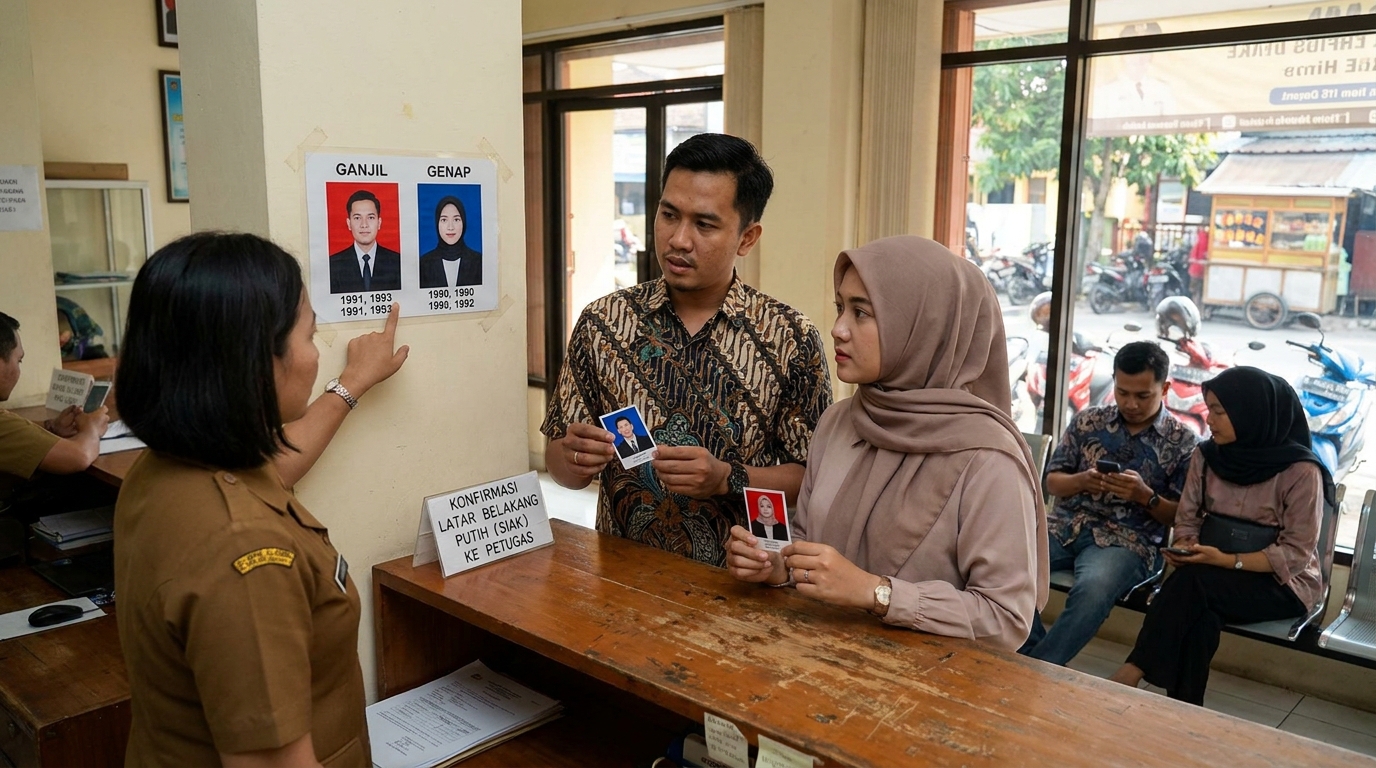 Panduan Lengkap Syarat Foto Nikah Catatan Sipil 2026: Aturan Background & Ukuran