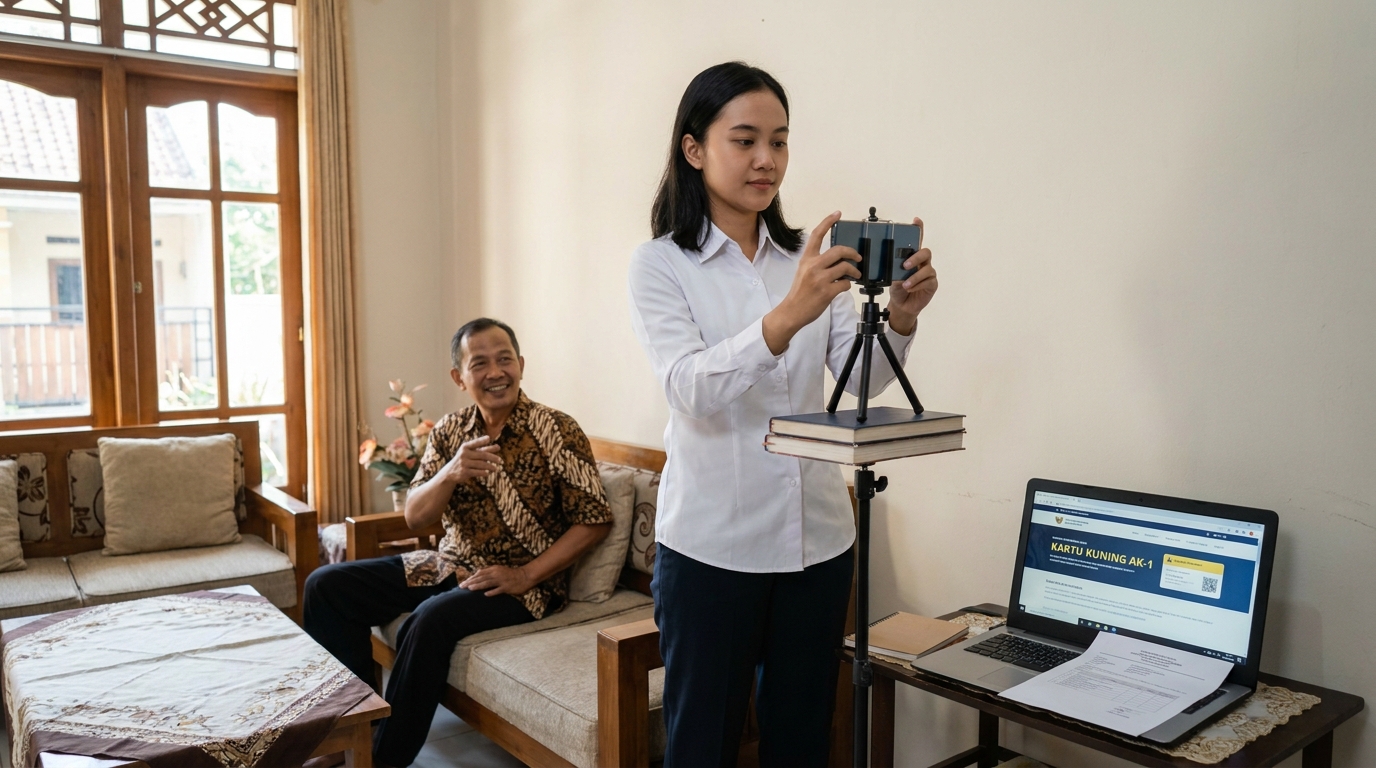 Panduan Lengkap Pas Foto Kartu Kuning AK-1 Tahun 2026: Syarat & Ketentuan Terbaru