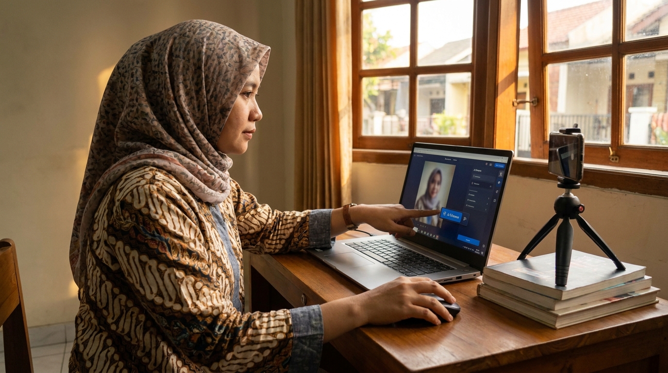 Supporting image showing the main action or workflow from "Langkah Praktis Mengatasi Foto Kurang Jelas".