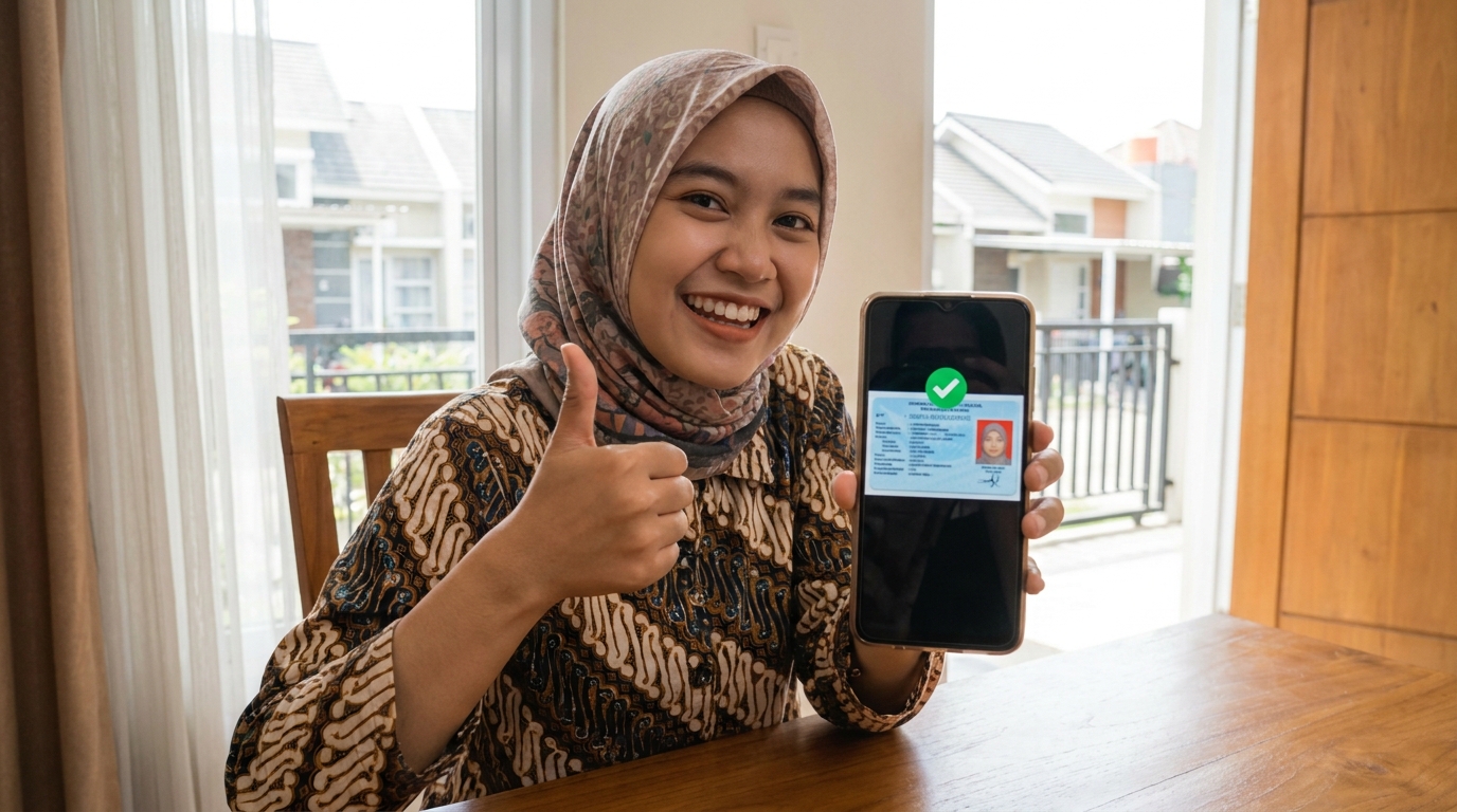 Supporting image showing the final accepted-looking result for kesalahan foto dokumen HP.