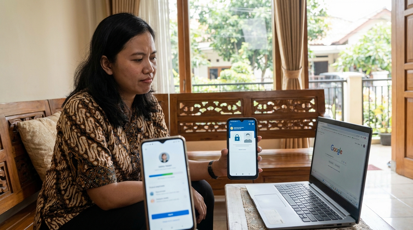 Supporting image showing a clear evaluation or comparison for keamanan data foto ai.
