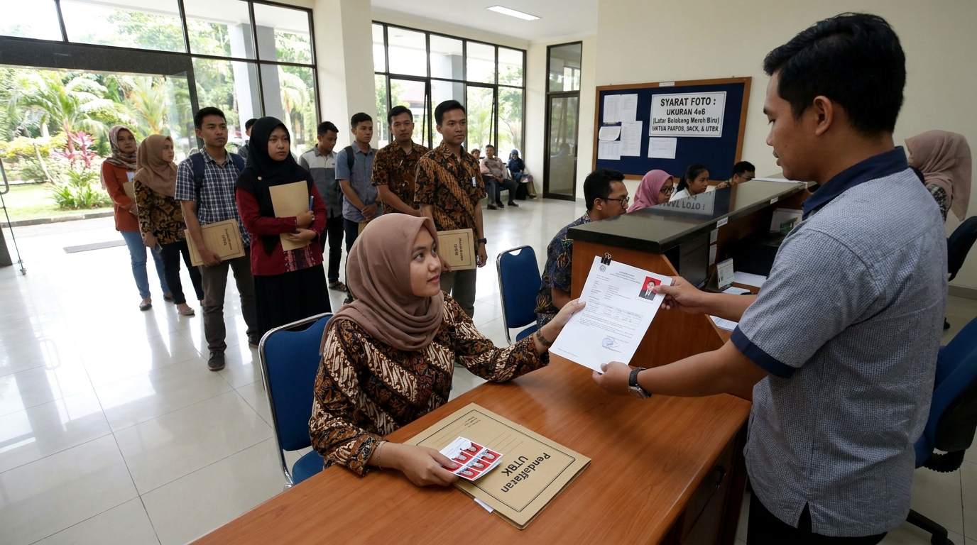 Hero image showing the broader real-world context for perbedaan ukuran pas foto 2x3 3x4 4x6, inspired by the section "Ukuran 4x6: Keperluan Dokumen Resmi dan Internasional".