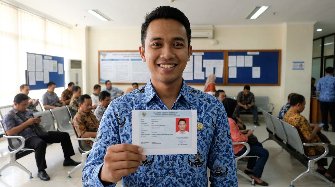 Supporting image showing the final accepted-looking result described in "Menghindari Kendala Teknis dan Penolakan".