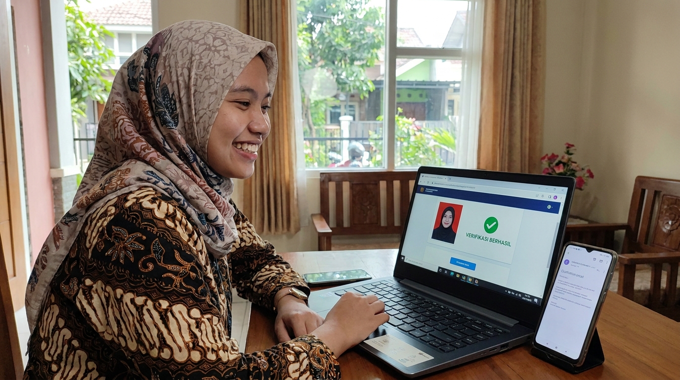 Supporting image showing the final accepted-looking result for buat pas foto online.