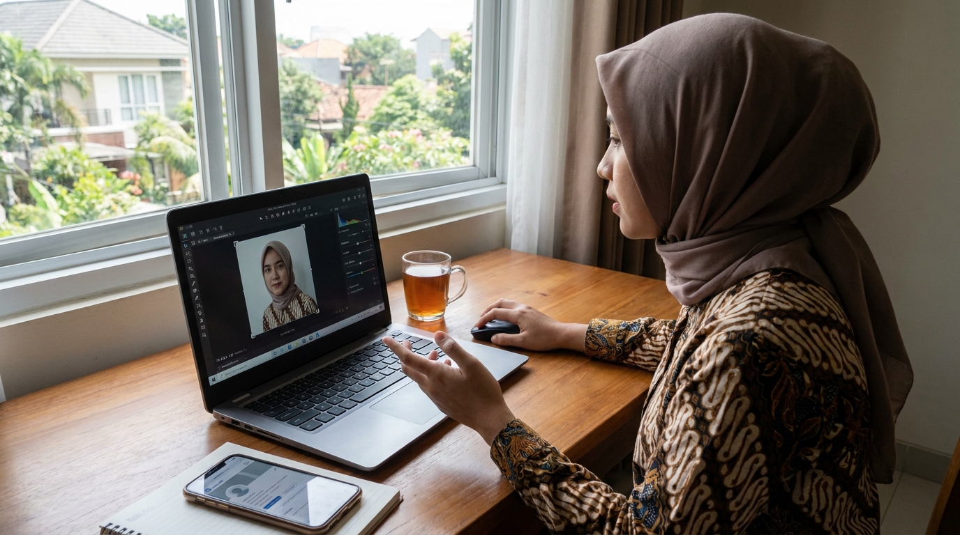 Cara Foto Profesional untuk CV di Rumah: Panduan Praktis 2026