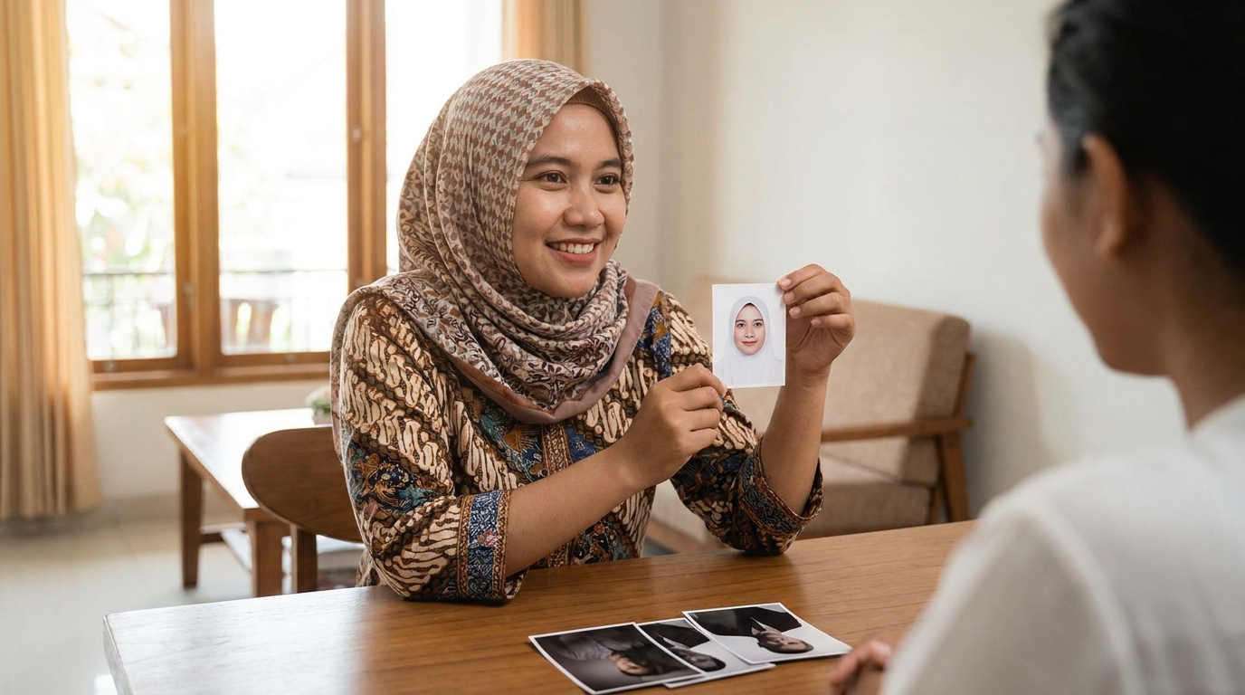 Supporting image showing the final accepted-looking result described in "Pencahayaan yang Tidak Merata dan Bayangan".