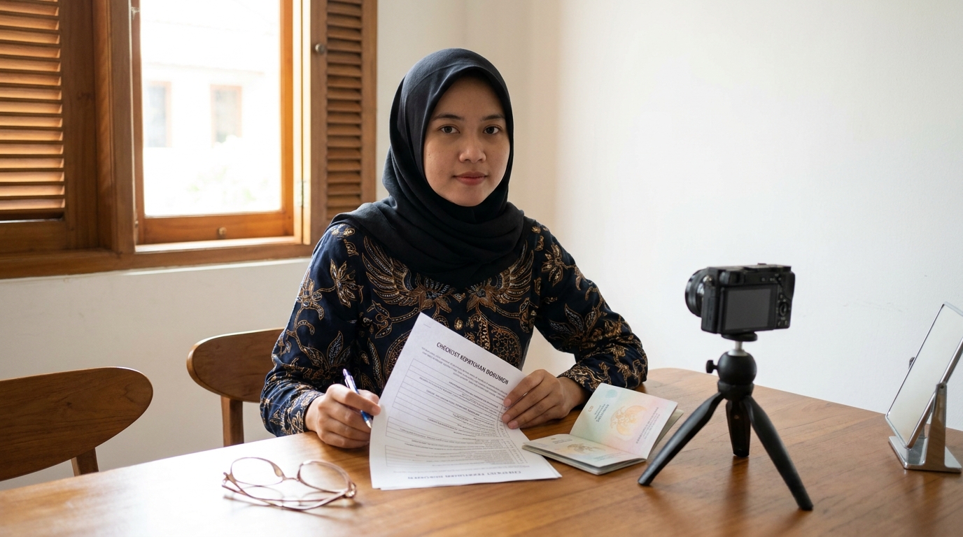 Supporting image that visualizes the requirements, checklist, or technical standards from "Checklist Kepatuhan Dokumen".
