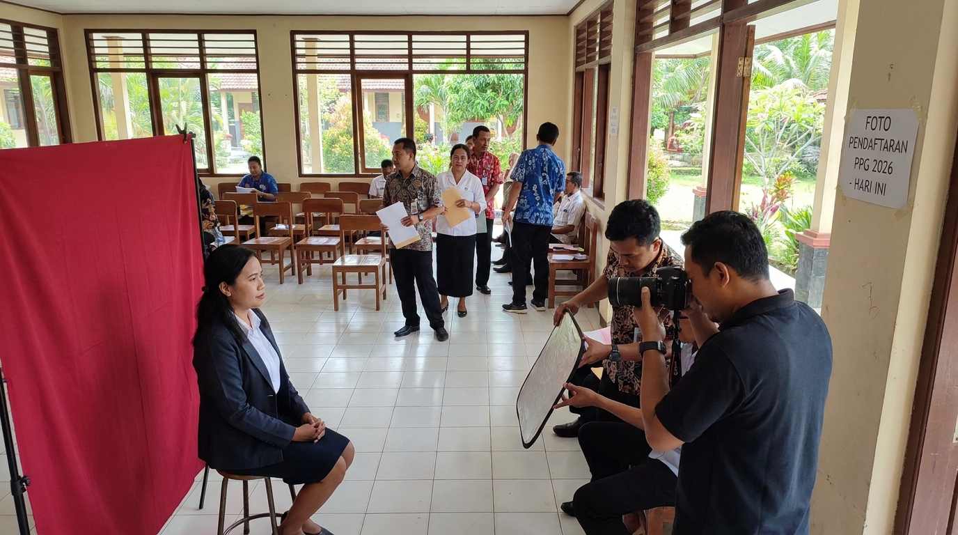 Panduan Lengkap Foto Pendaftaran PPG 2026: Syarat, Background, dan Pakaian