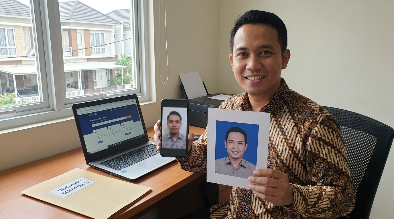 Supporting image showing the final accepted-looking result described in "Kesalahan yang Sering Menyebabkan Penolakan".