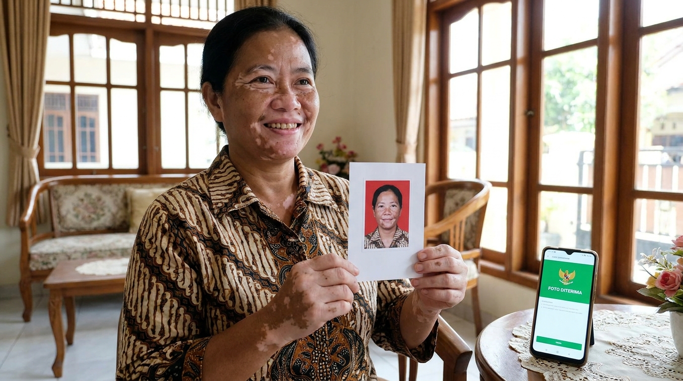 Supporting image showing the final accepted-looking result described in "Memilih Layanan Foto yang Memahami Standar Global".
