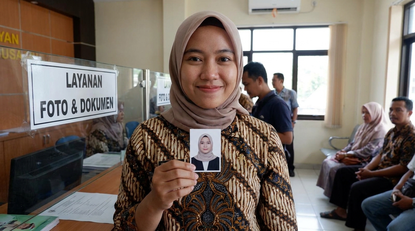 Supporting image showing the final accepted-looking result described in "Signifikansi Visual: Mengapa Detail Bahu Menentukan Kredibilitas".