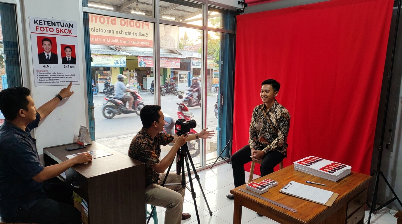 Panduan Foto SKCK 2026: Ketentuan Warna Background, Ukuran, dan Aturan Berpakaian