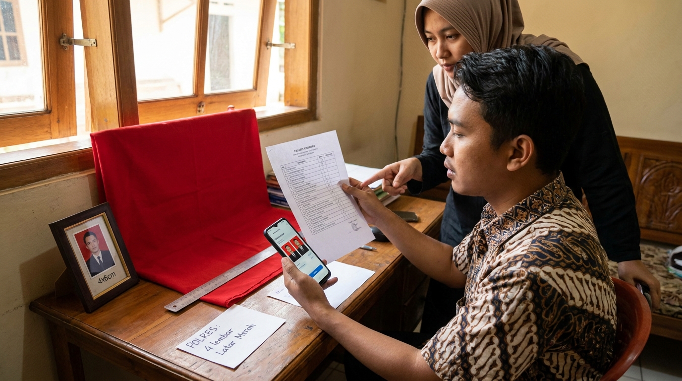 Supporting image that visualizes the requirements, checklist, or technical standards from "Langkah Praktis Mendapatkan Foto Sesuai Ketentuan".