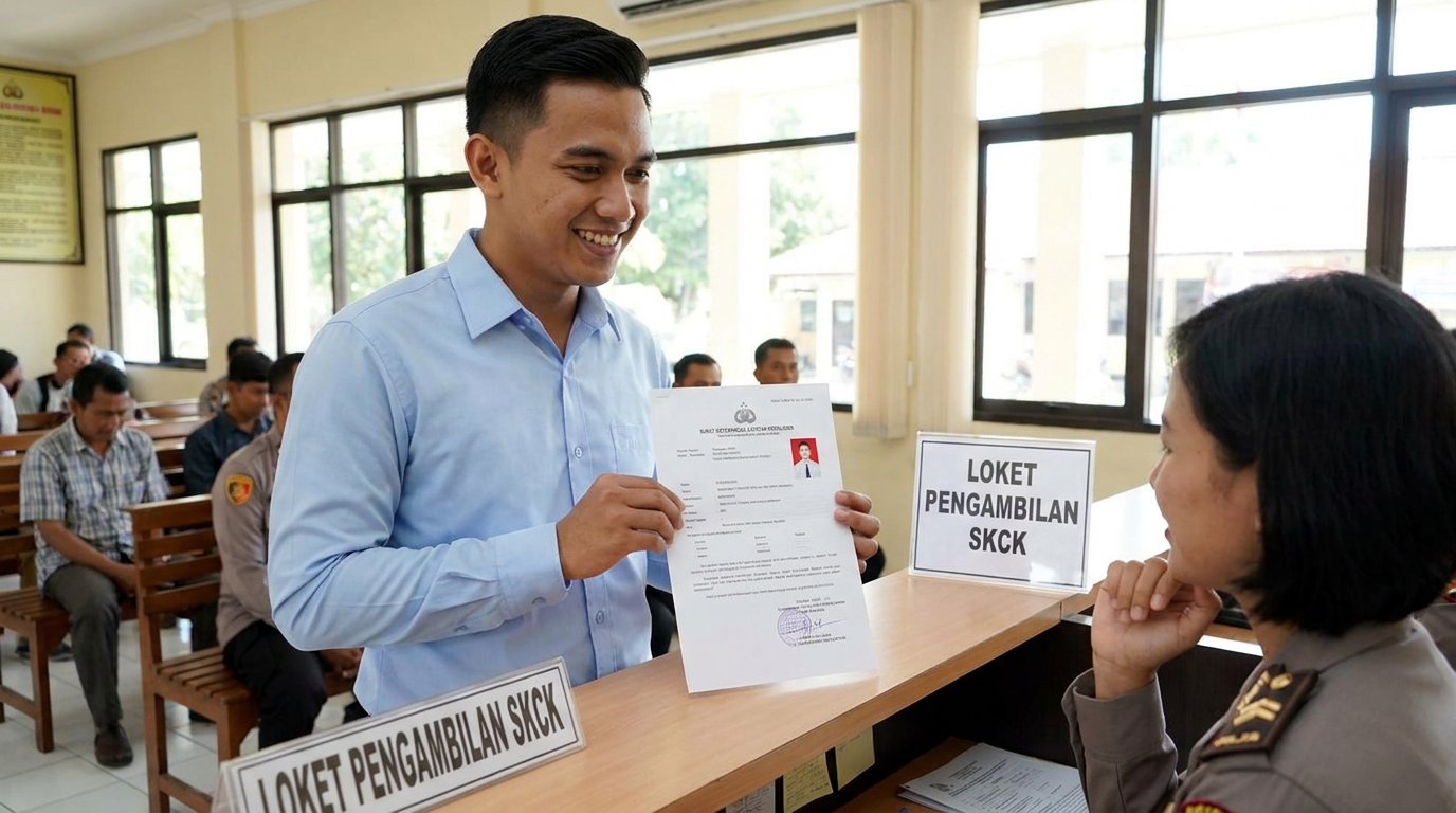 Supporting image showing the final accepted-looking result described in "Aturan Berpakaian dan Penampilan agar Lolos Verifikasi".