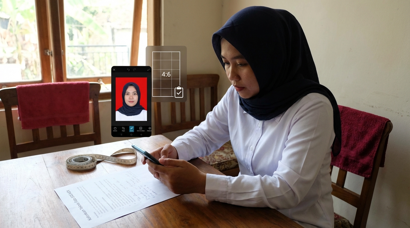 Supporting image that visualizes the requirements, checklist, or technical standards from "Ketentuan Teknis Foto SSCASN yang Benar".