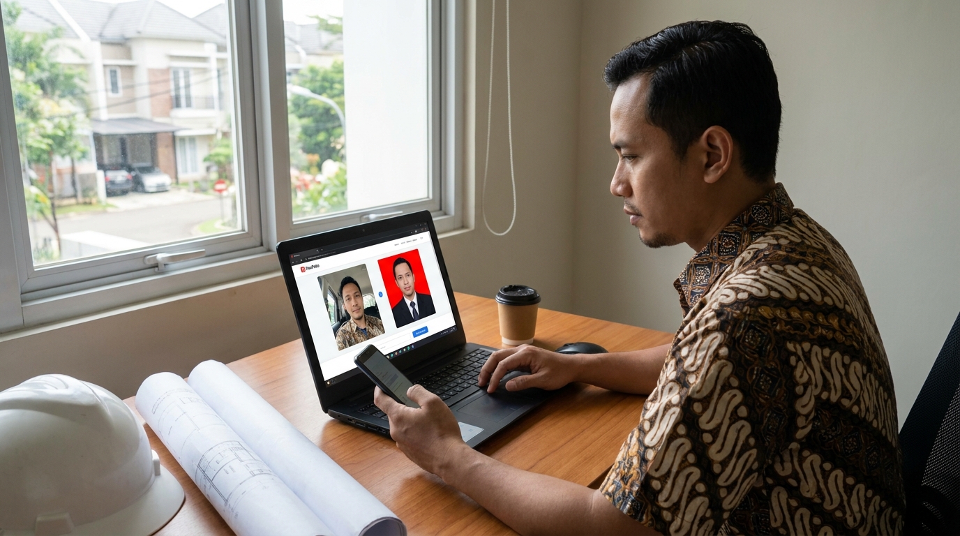 Panduan Lengkap Syarat Pas Foto SKK Konstruksi 2026: Standar LPJK & Tips Profesional