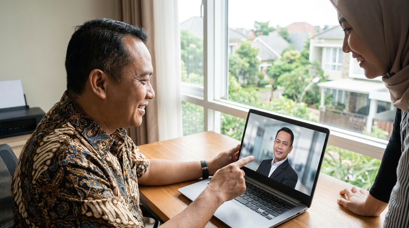 Supporting image showing the final accepted-looking result for foto profil direksi.