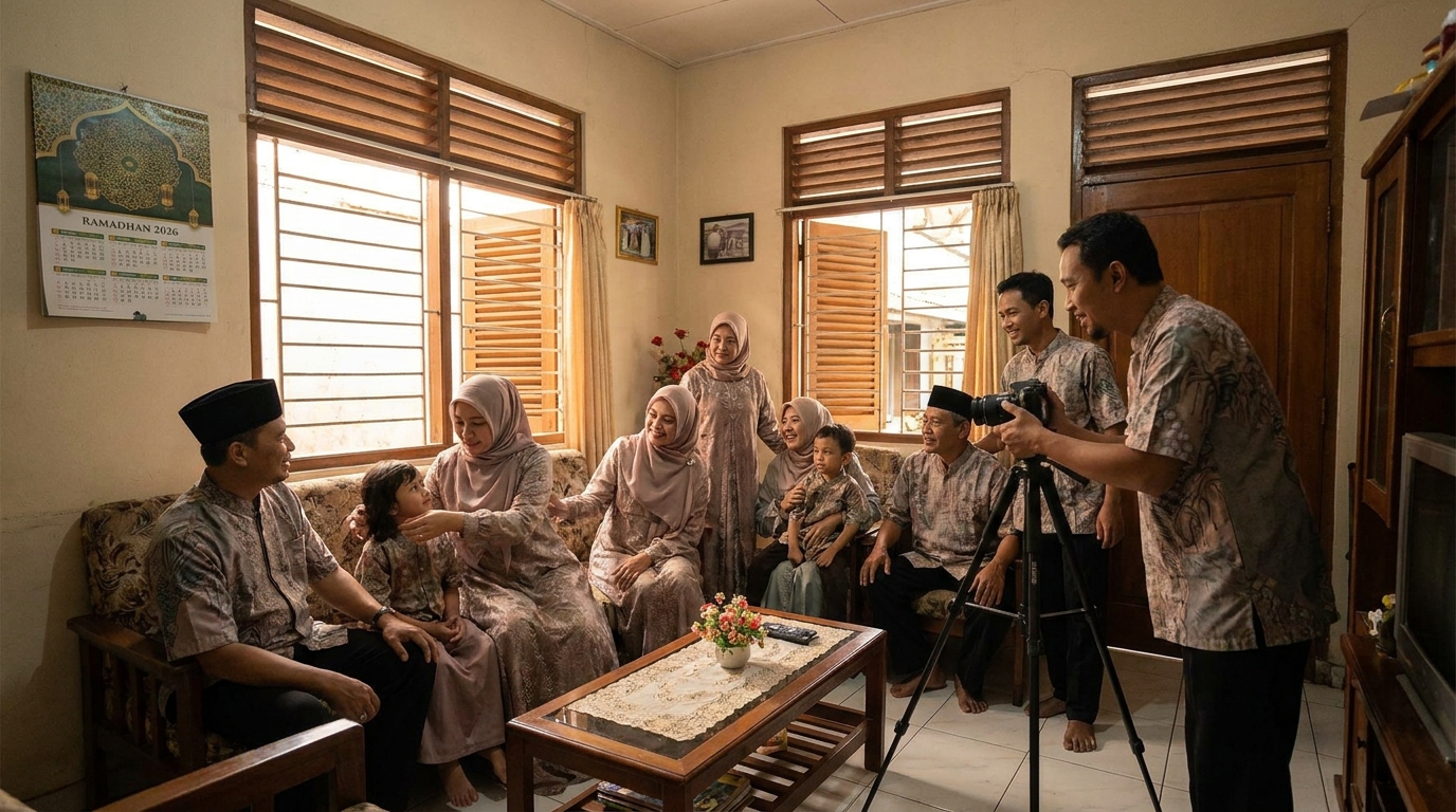 Hero image showing the broader real-world context for foto keluarga ramadhan 2026.
