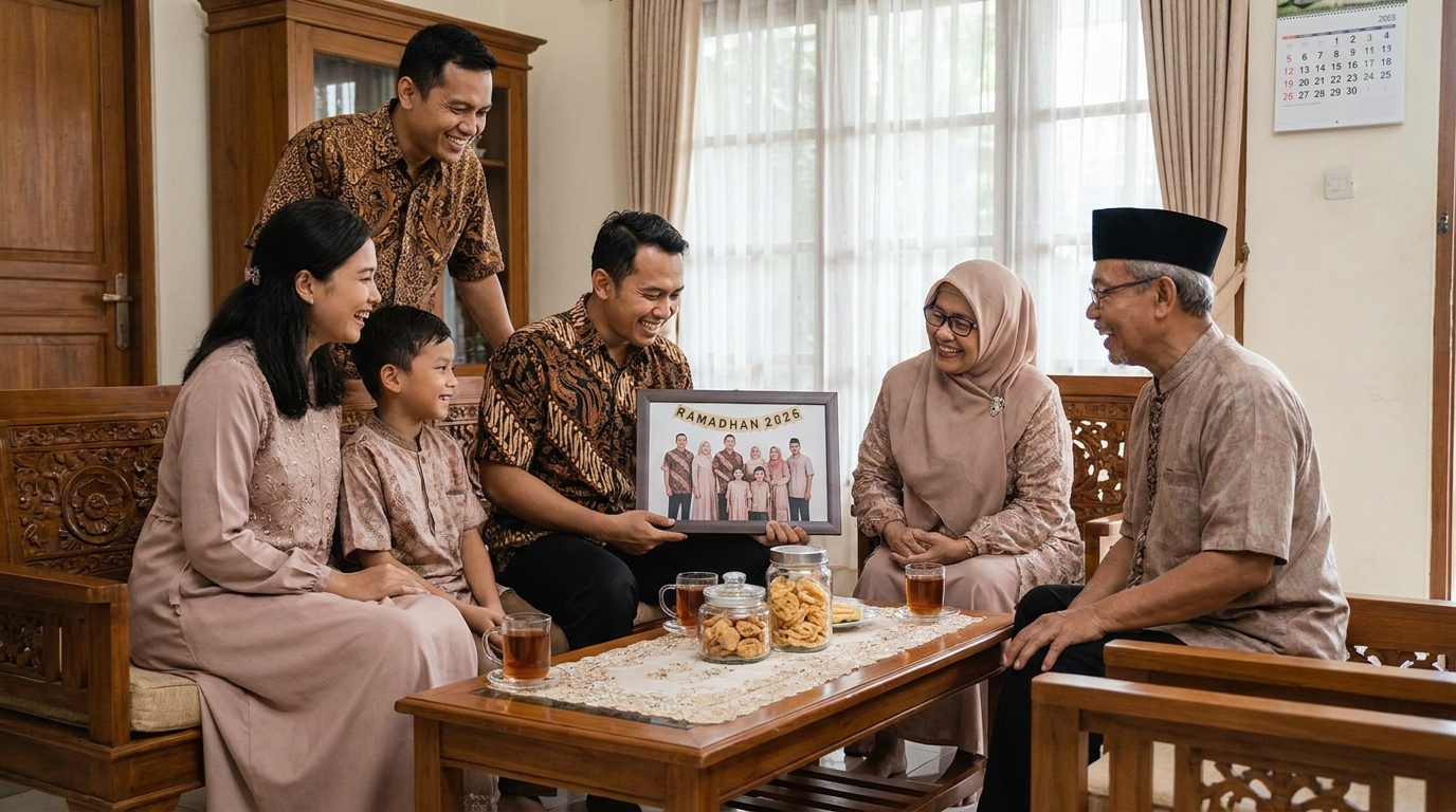 Supporting image showing the final accepted-looking result for foto keluarga ramadhan 2026.
