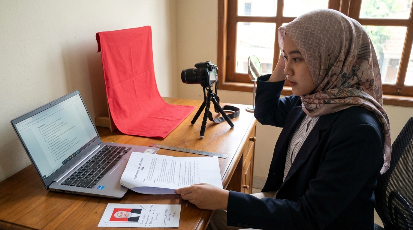 Supporting image that visualizes the requirements, checklist, or technical standards from "Standar Teknis Foto STRA Online 2026".