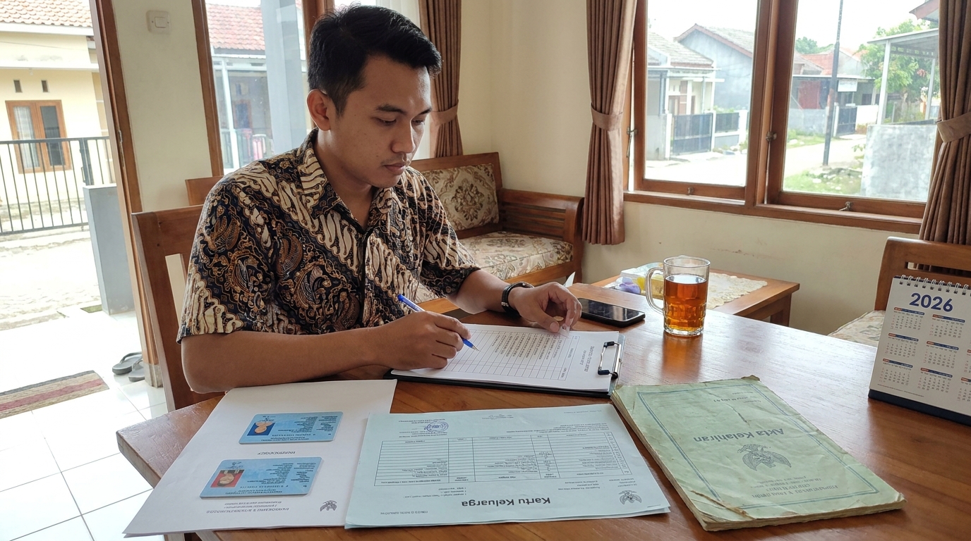 Supporting image that visualizes the requirements, checklist, or technical standards from "Checklist Berkas Penggantian Paspor".