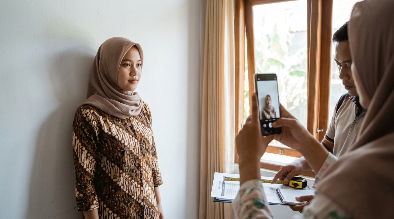 Supporting image that visualizes the requirements, checklist, or technical standards from "Langkah Praktis Foto Mandiri yang Benar".