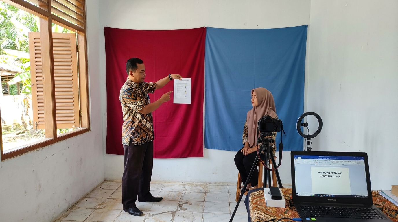 Supporting image that visualizes the requirements, checklist, or technical standards from "Ketentuan Warna Background Berdasarkan Jenjang".