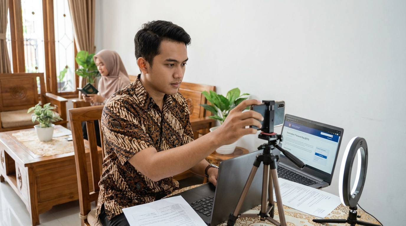 Panduan Foto Visa DTV Thailand 2026: Standar Teknis dan Tips Lolos Verifikasi