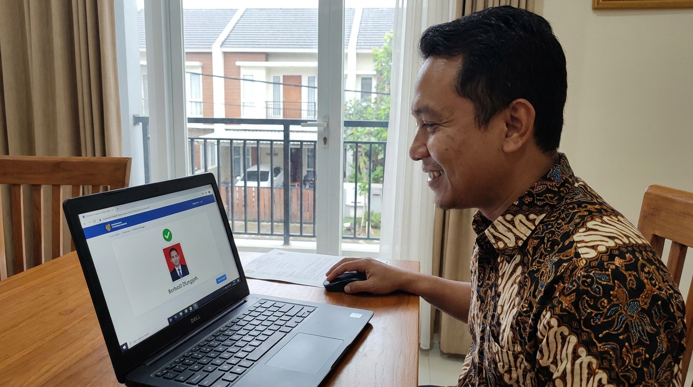 Supporting image showing the final accepted-looking result described in "Solusi Praktis untuk Hasil Profesional".