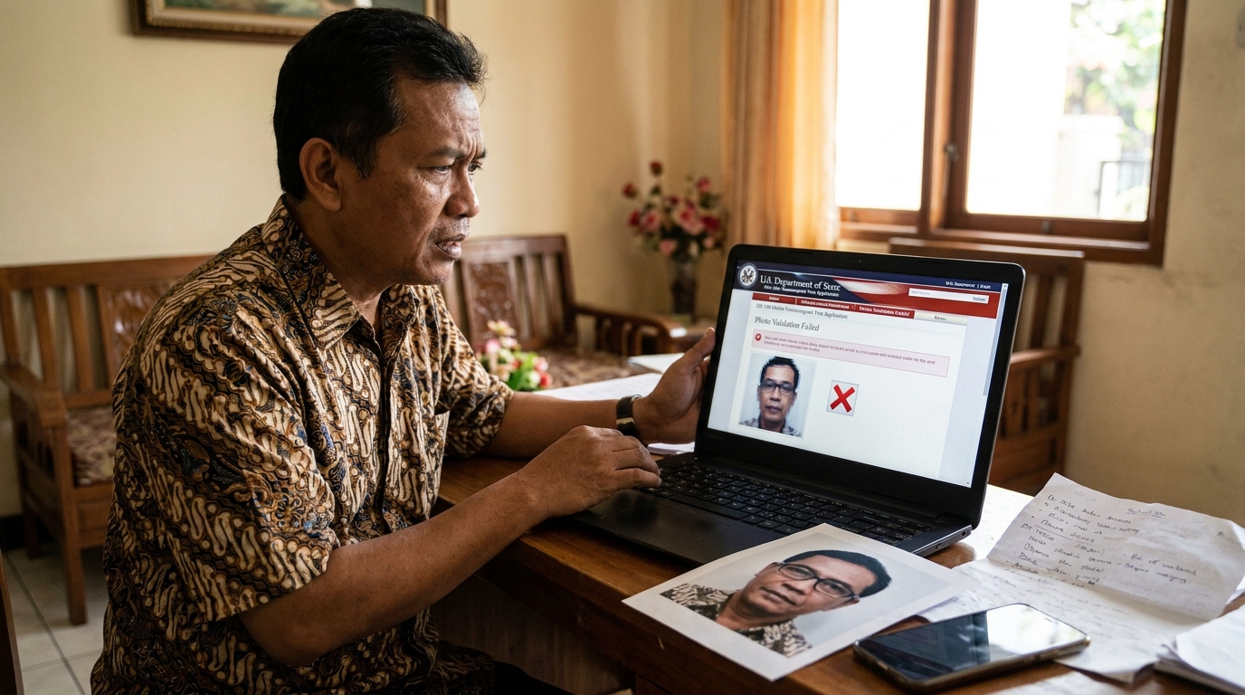 Panduan Lengkap Foto Visa Amerika 2x2: Standar Terbaru 2026