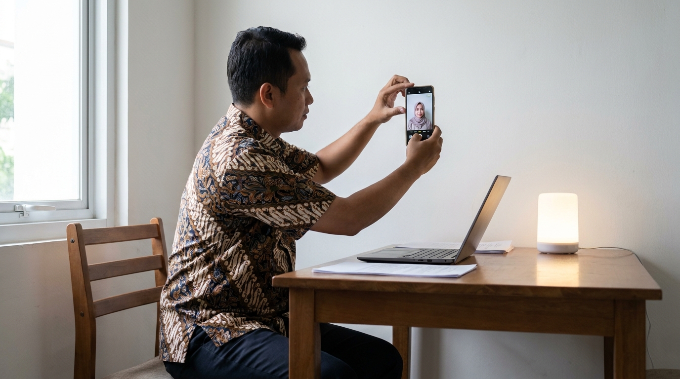 Supporting image showing the main action or workflow from "Hindari Penggunaan Flash Kamera Ponsel".