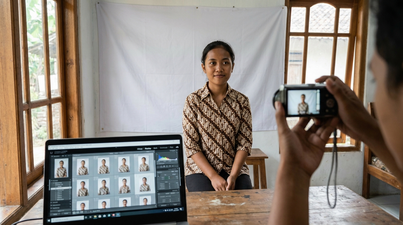 Seni Pose Pas Foto yang Benar di 2026: Mengapa Detail Kecil Menentukan Kredibilitas