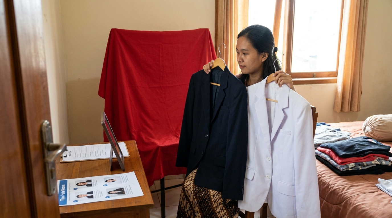 Supporting image that visualizes the requirements, checklist, or technical standards from "Pilih Warna yang Kontras dengan Latar Belakang".