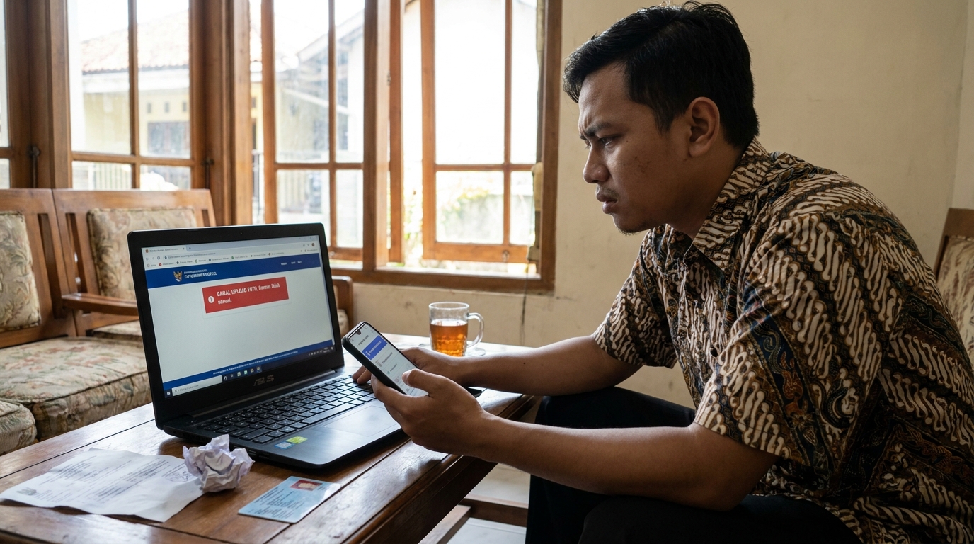 Cara Mengatasi Error Upload Foto Portal Pemerintah 2026: Panduan Praktis