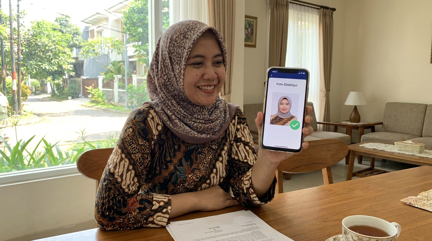 Supporting image showing the final accepted-looking result for foto asuransi jiwa kesehatan.